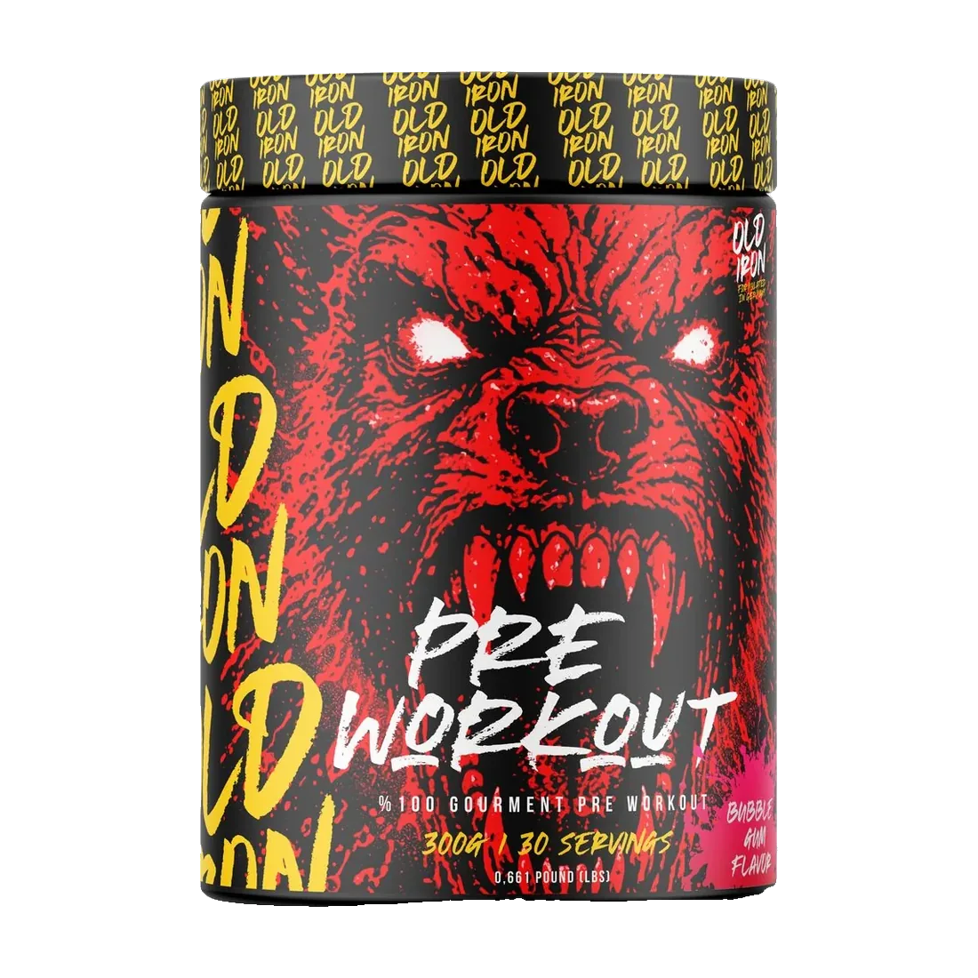 OLD IRON Pre-Workout Bubble Gum